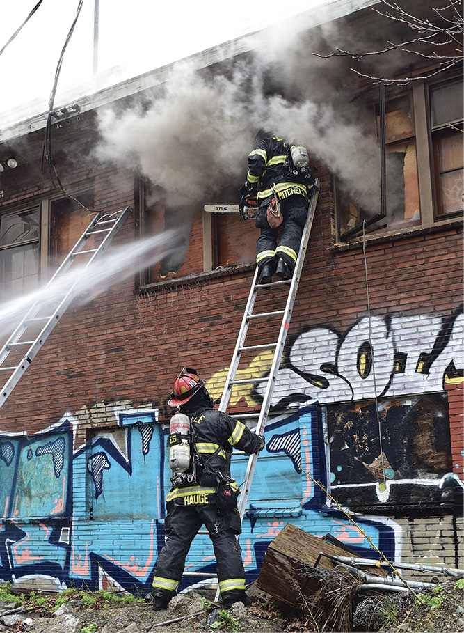 “Softening” of the structure and the creation of vent openings.