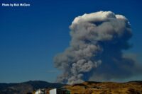 Smoke rises from Lake Fire