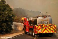 Apparatus at California wildfire