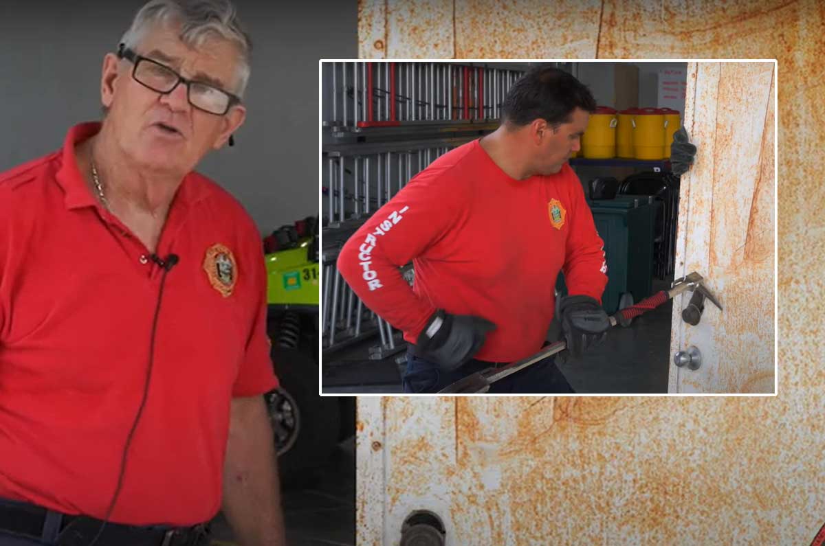 Bill Gustin and Juan Miguel on forcible entry