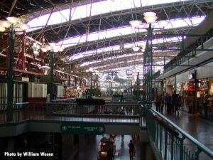 An interior photo of Union Station in St. Louis