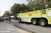 Chicago ARFF truck on scene