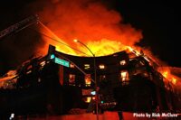 Massive fire in East L.A. housing complex