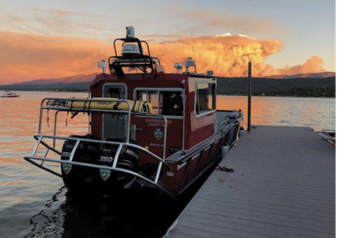 Check out some profiles of fire equipment and gear features in our October 2020 issue, including this Lake Assault Boat delivery to the San Bernardino County (CA) Fire District Lake Assault boat