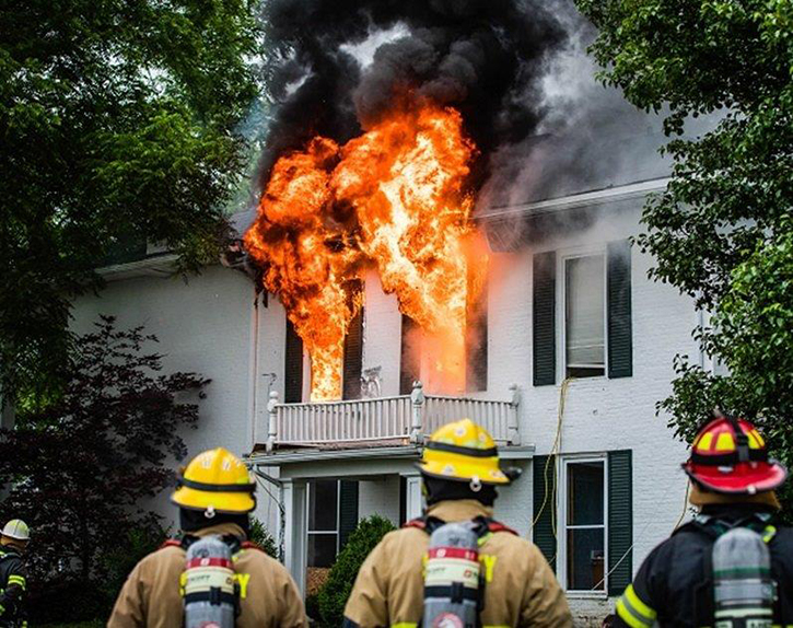 Consider an initial transitional attack and eaves attack to gain knockback, to cool the compartment, and to slow or stop fire travel into the attic through the soffit.