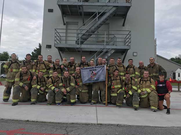 Stair Climb in PPE. 110 Flights