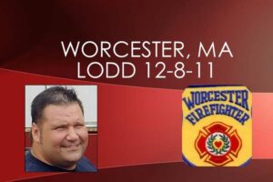 Jon Davies, Worcester MA firefighter LODD