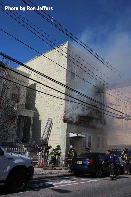 Ladders thrown at Union City fire