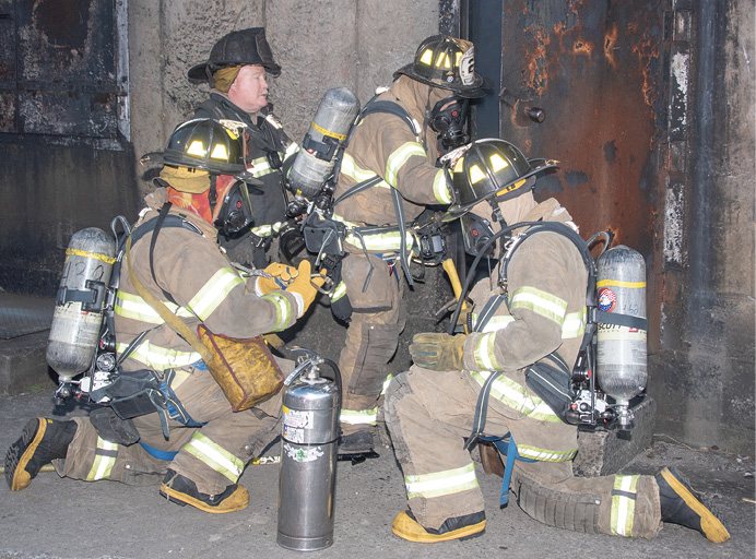 When performing a primary search in a commercial building, a large occupancy, or a building with maze-like conditions, consider using a search rope.