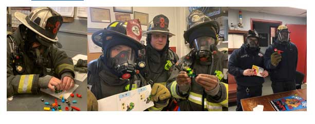 Firefighters train on January Mayday Monday skill