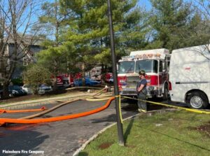 Firefighters at massive West Windsor fire