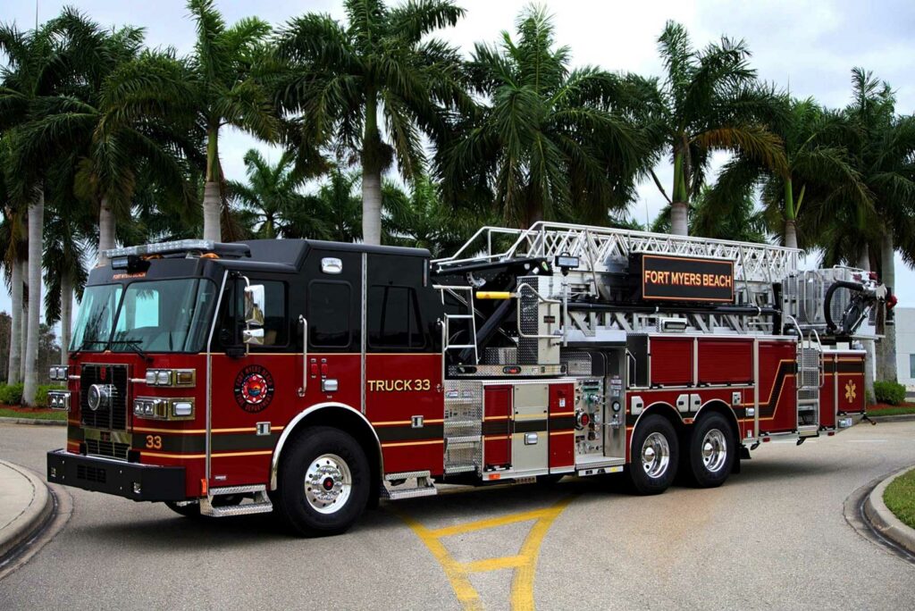 Fort Myers Beach FL fire apparatus