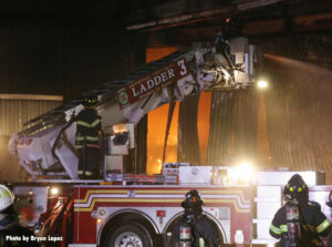 Westbury NY recycling fire