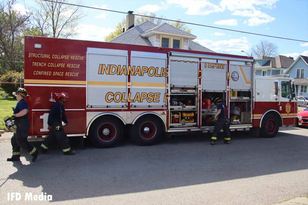 Indy Collapse Rescue Team vehicle