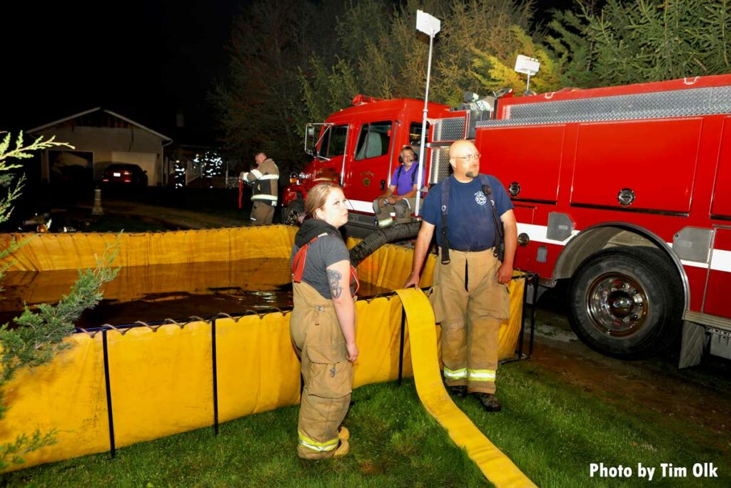 Tanker operation in Danville Iowa