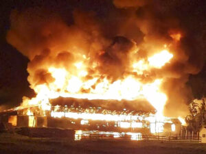 New Hampshire barn fire