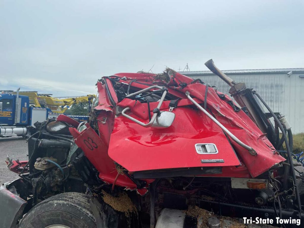 Cab condition after recovery 