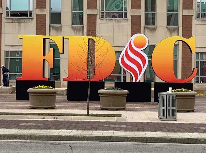 FDIC sign in Indianapolis