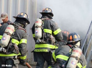 Indianapolis fire recruits during training evolutions