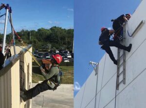 Rope rescue transition techniques