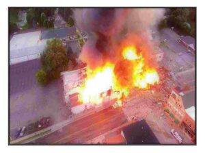 Natural gas explosion