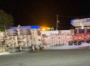 Tanker spill in Revere