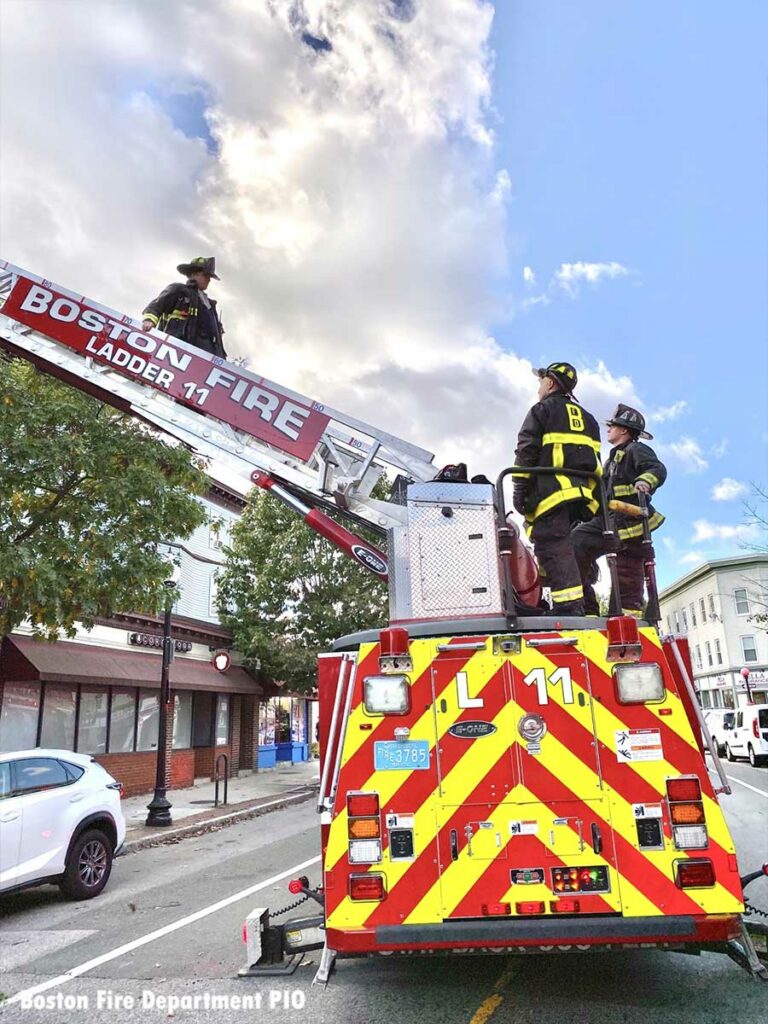 Boston Fire Ladder 11 positioning