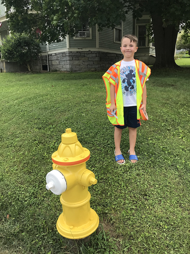 Allowing a small child and parent to watch or even participate may plant a seed for a future firefighter. That small interaction can make a difference.