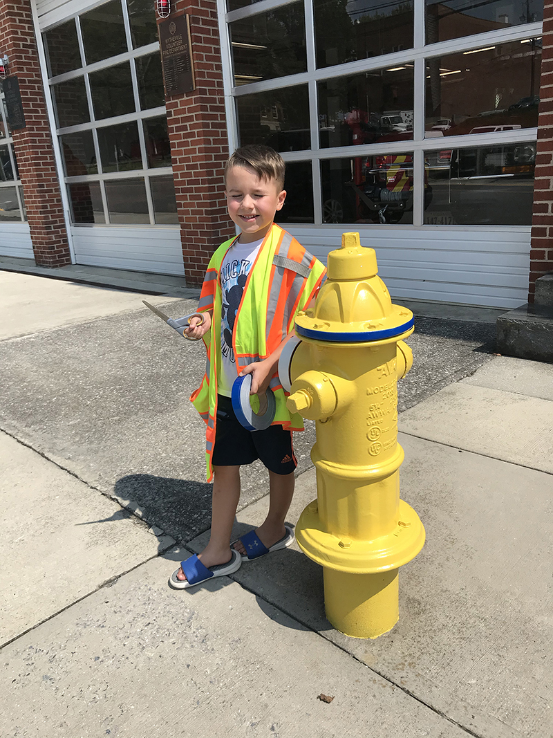 Allowing a small child and parent to watch or even participate may plant a seed for a future firefighter. That small interaction can make a difference.