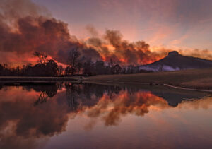 Pilot Mountain wildfire