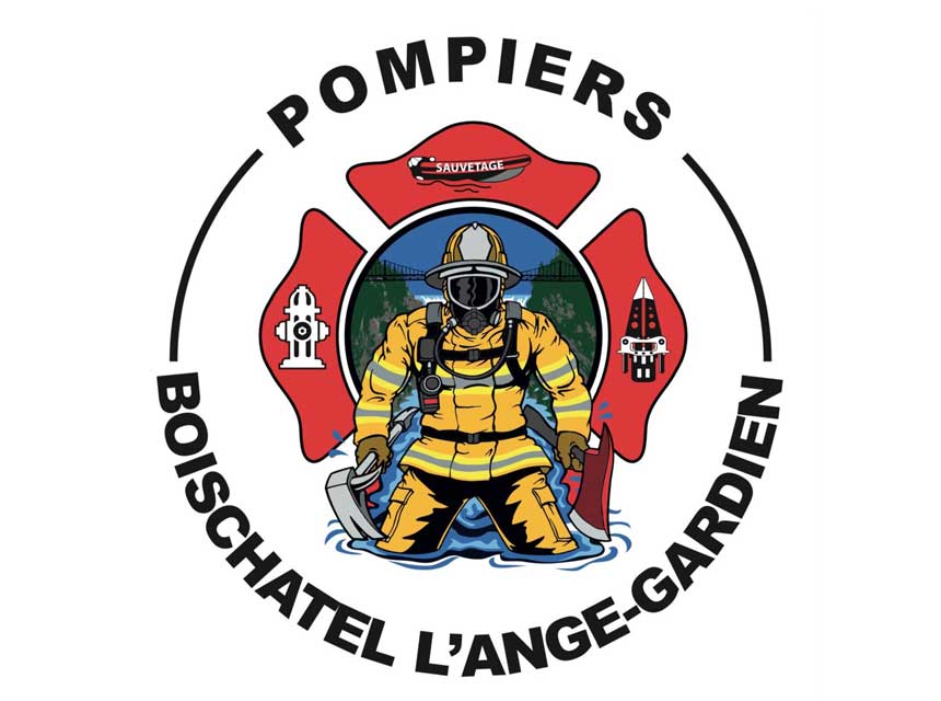 Boischatel firefighters in Quebec