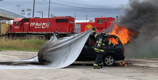 Darley fire blanket