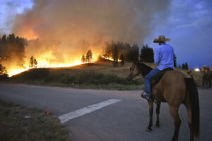 Colorado wildfires and coal mine