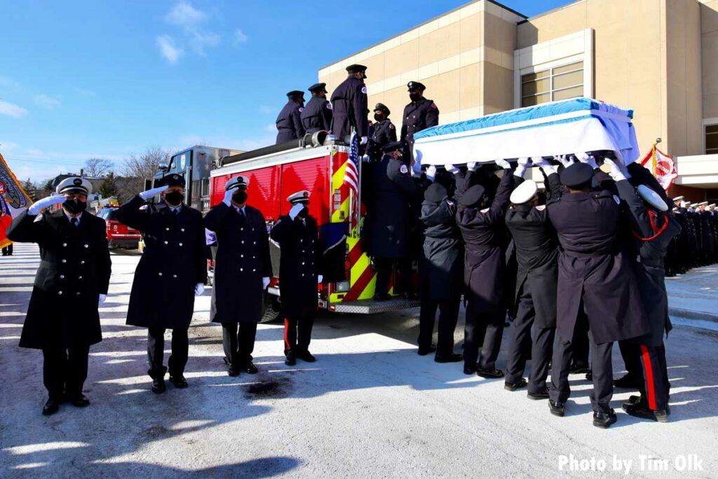 LODD funeral for Chicago Firefighter Mashawn Plummer