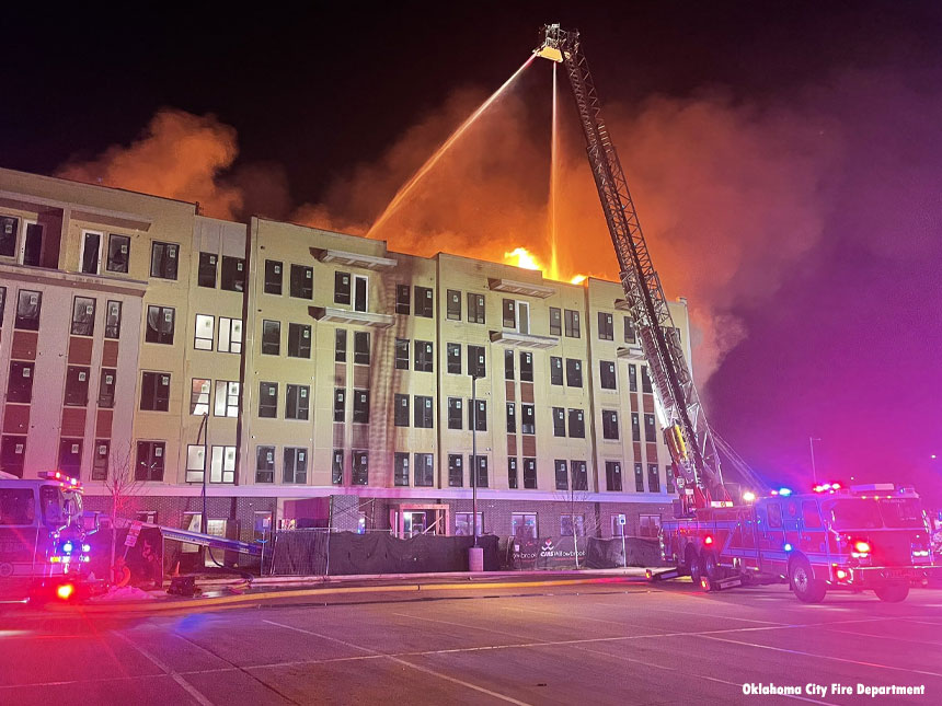 Oklahoma City commercial fire