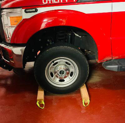 Douglas fire step chocks