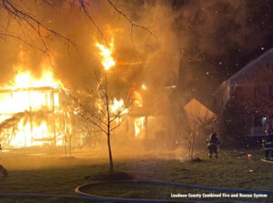 Ashburn VA house fire