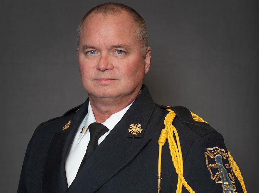 Clayton Fire Chief John M. Pridemore