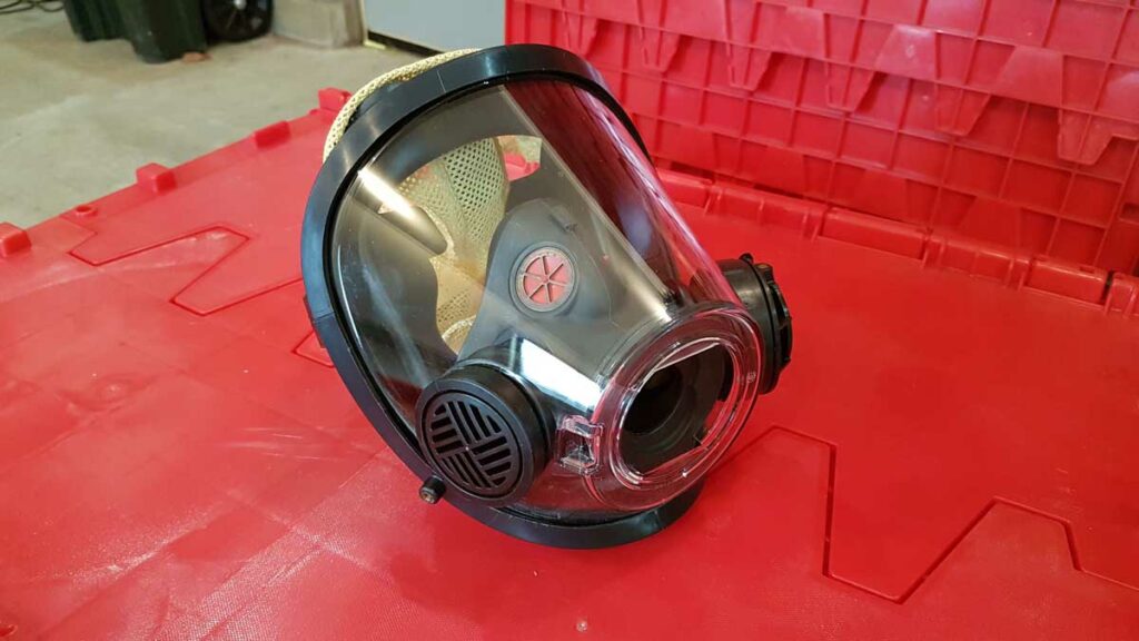 SCBA face piece