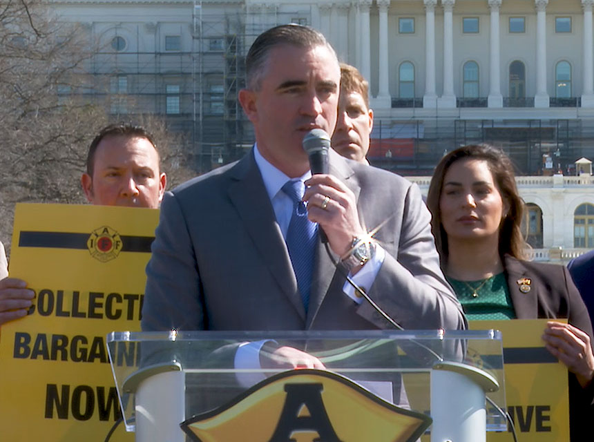 IAFF rally Capitol Ed Kelly