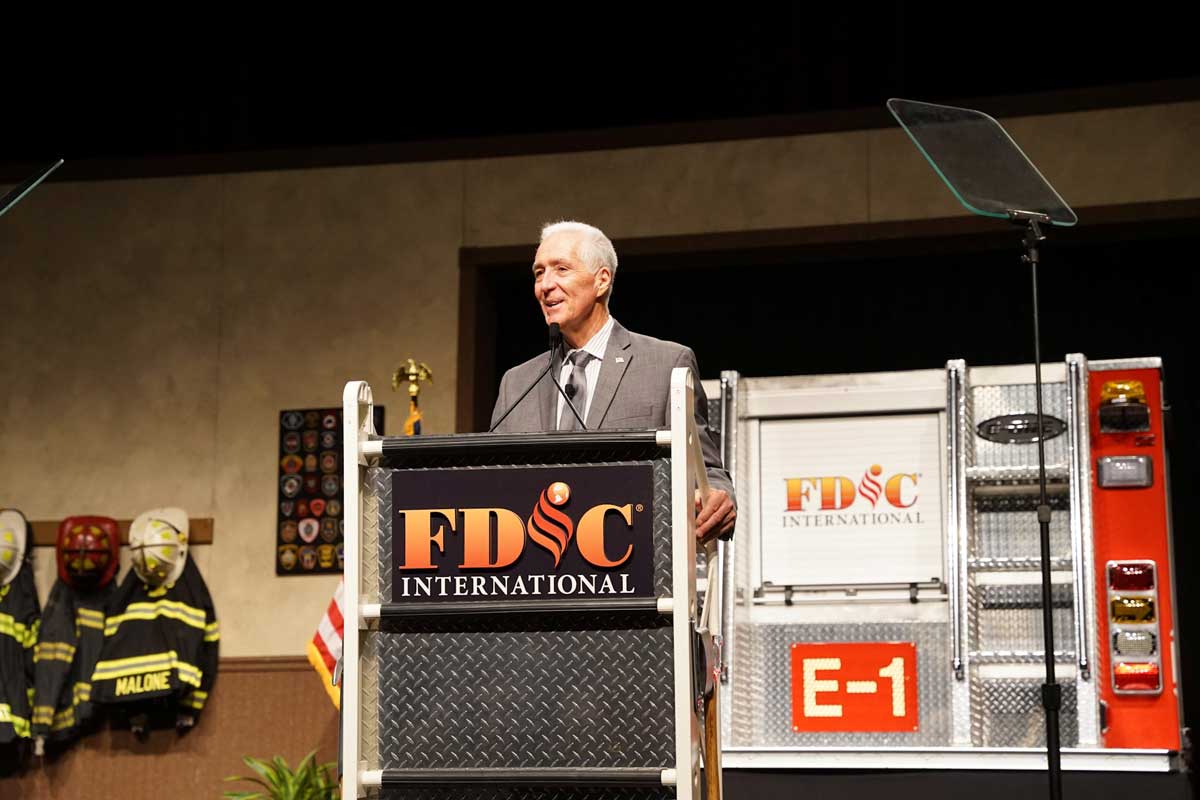 Bobby Halton at Thrusday Opening Ceremony FDIC International 2022