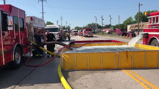 water supply tanker shuttle