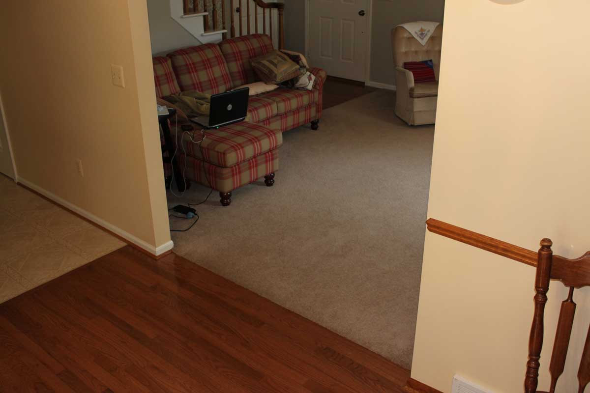 hallway into living room