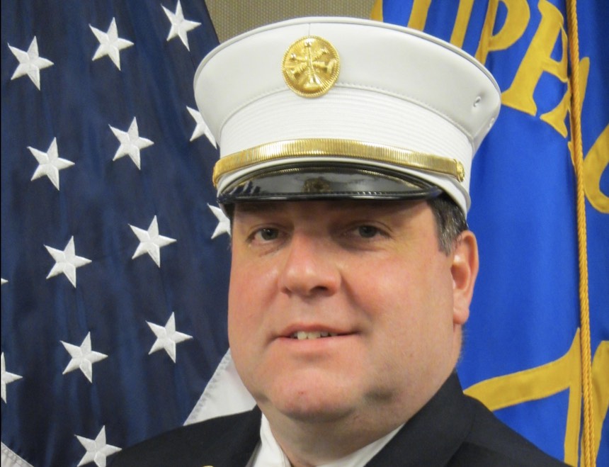 Hauppauge Fire Chief Stephen Feron