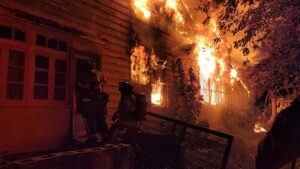 Transitional attack used at fire scene