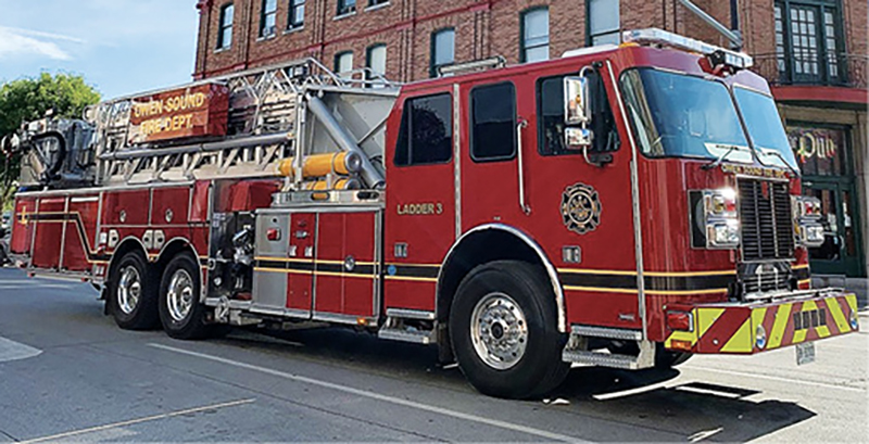 Ontario Sutphen fire apparatus