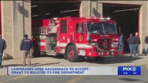 Hackensack fire truck firefighter staffing