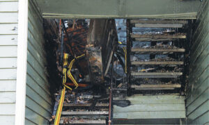 Firefighter descending