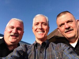 Rick Lasky, Bobby Halton, and John Salka