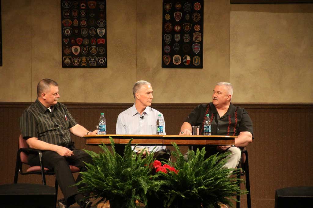 John Salka, Bobby Halton, and Rick Lasky